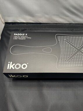 BLACK IKOO PADDLE X BLOW DRY HAIRBRUSH